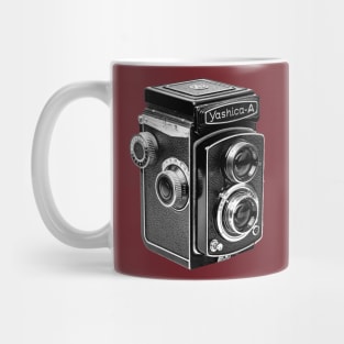 Vintage 1960s Twin Lens Camera - Closed Hood Mug